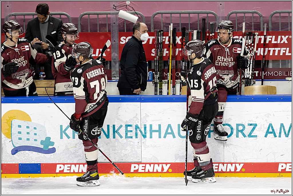 PENNY DEL;  Koelner Haie - Augsburger Panther; Koeln, 05.04.2021